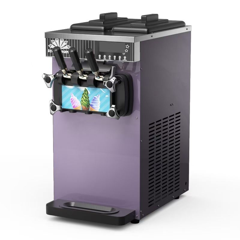 CE Certified 3 Flavor Vertical Soft ice cream machine ZB-BQL128