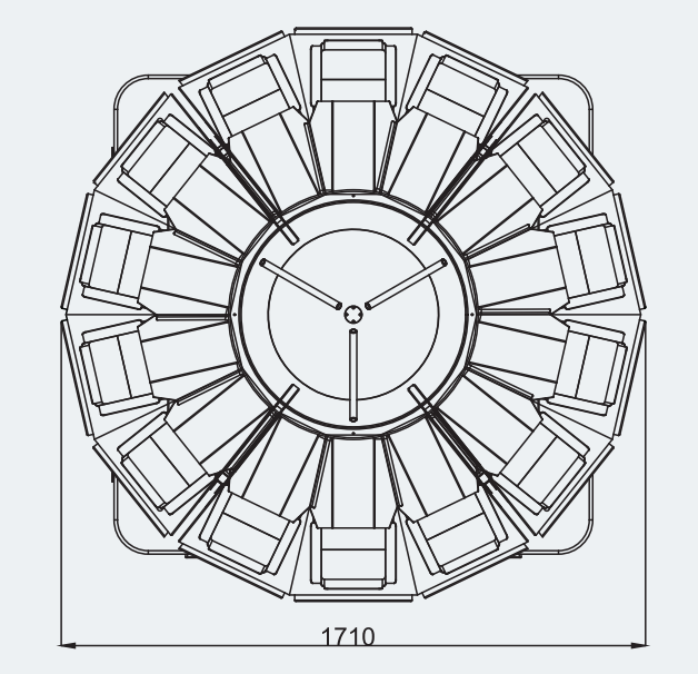 Guangtian Salad Weigher --- 10-head