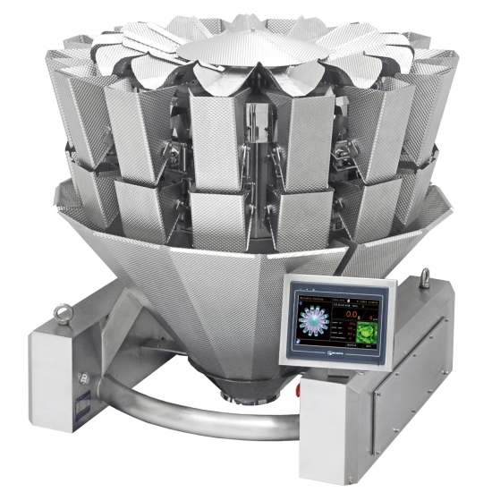 Flat Plate 14-head multihead weigher 1.3L hopper