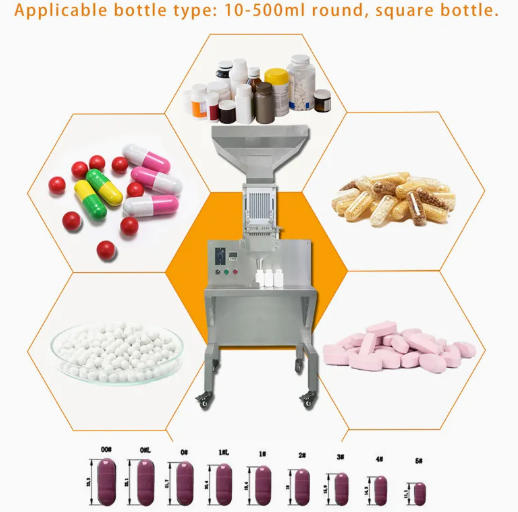 JSJ-10 Desktop small capsule filling and counting machine