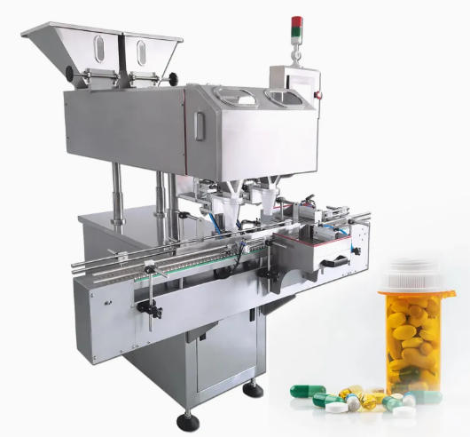 JS-16 Pharmaceutical capsule tablet pill counting packaging machine